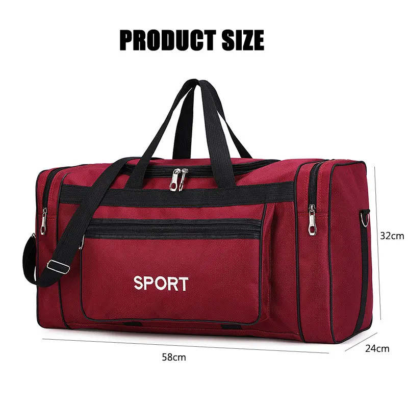 Custom Logo Fitness Sport Gym Bag Large Capacity Wet And Dry Travel