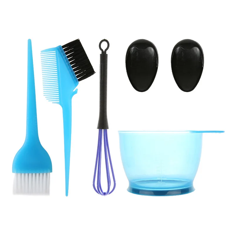 Black Hair Dye Brush And Bowl Set Dye Hair Color Brush Set Including