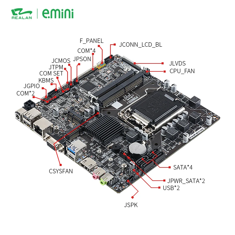 Материнская плата 1200 mini itx