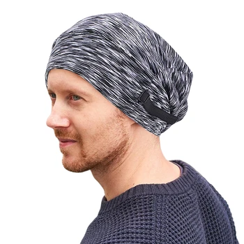 Silk Satin Bonnet Hair Cover Sleep Cap Adjustable Stay On Silk Lined Slouchy Beanie Hat For Night Sleeping