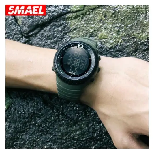 thumbnail image 2 of Skmei Men's Digital Watches Three Time Zones Led Chronograph Waterproof... 2 of 12