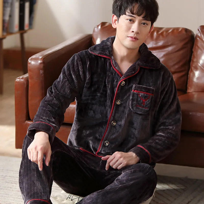 Men's Pyjamas Sets in Coral Fleece Autumn/winter 2022