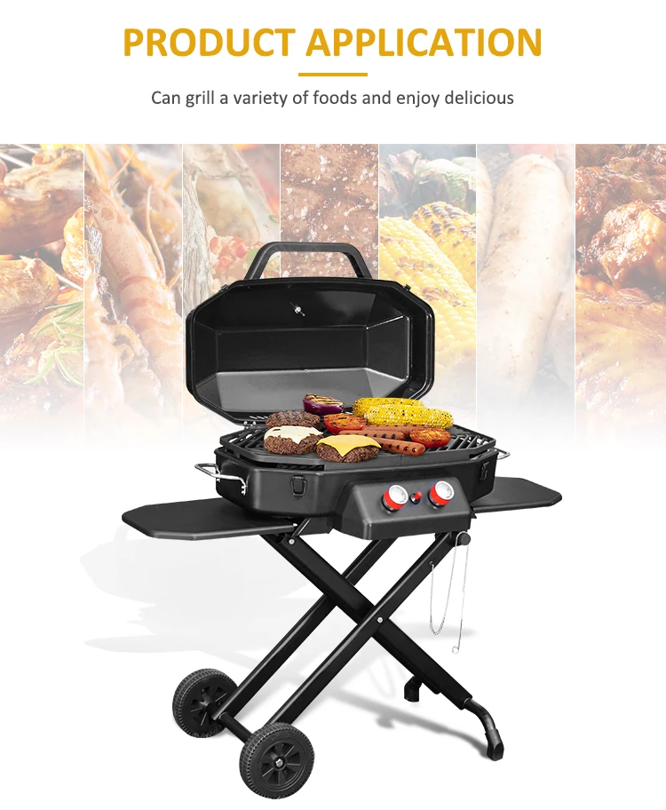 Outdoor Camping 0.7mm Thickness Barbecue Grilling Steel Iron Portable