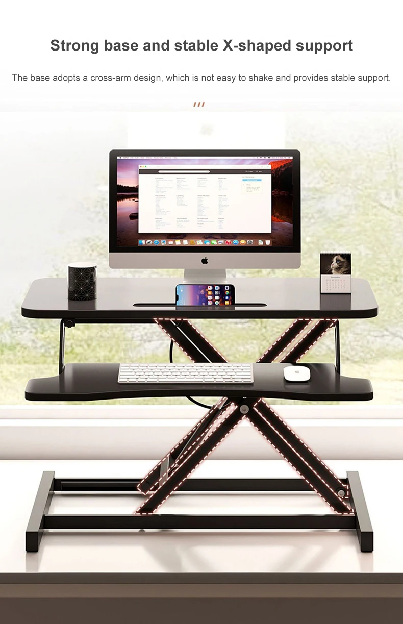 Modern Home Office Smart Studio Sit Stand Height Adjustable Computer ...
