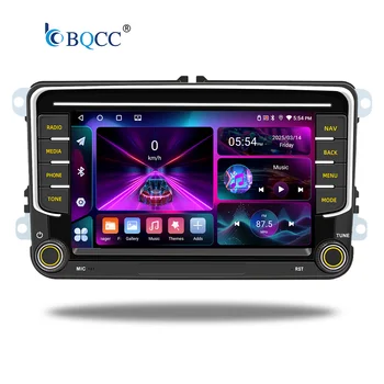 BQCC 7\" Android 13 Octa Car Radio Carplay GPS DSP Autoradio Compatible Volkswagen VW CC Passat B7 Polo Golf 5 6 Jetta Mk5 Mk6