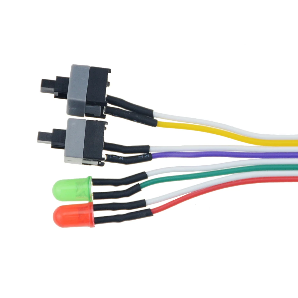 65cm Slim Pc Compute Motherboard Power Cable Original On Off Reset With