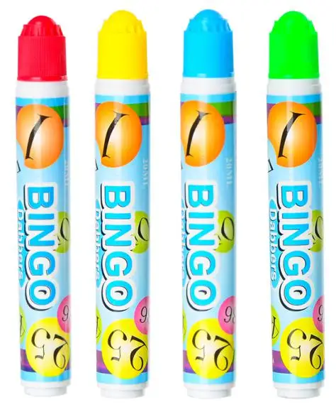OEM Cheap Bingo Art Markers 10mm Nibs Small Capacity 20ml No Leaking 10 Colors Dot Marker Set Game Dabber Ink Dauber