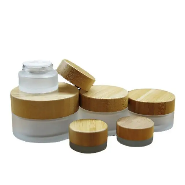 
 Косметический матовый бамбуковый стеклянный контейнер для масла с бамбуковыми крышками, 1 унция, 2 унции, 3 унции, 100 мл  