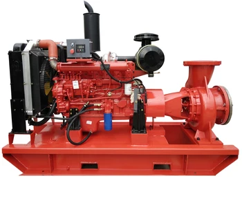 High Flow Turbocharged diesel Engine Sewage Treatment Pump diesel Engine Self-priming High Flow High Head Water Pump