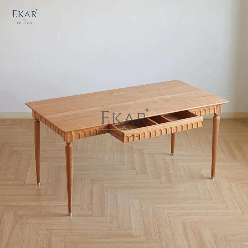 product new design ekar furniture luxury dining table set with chairs kitchen table set 4 chairs-64