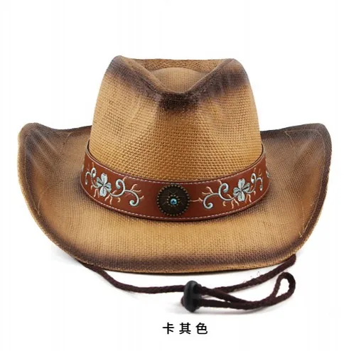 Classic Straw Cowgirl Hats for Women - Embroidered Western  display picture 1