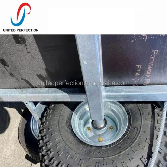 Best Price Multi Purpose Pull Behind Farm Trailer Metal Trailer off Road  ATV GALVANISED TRAILER  With Low MOQ