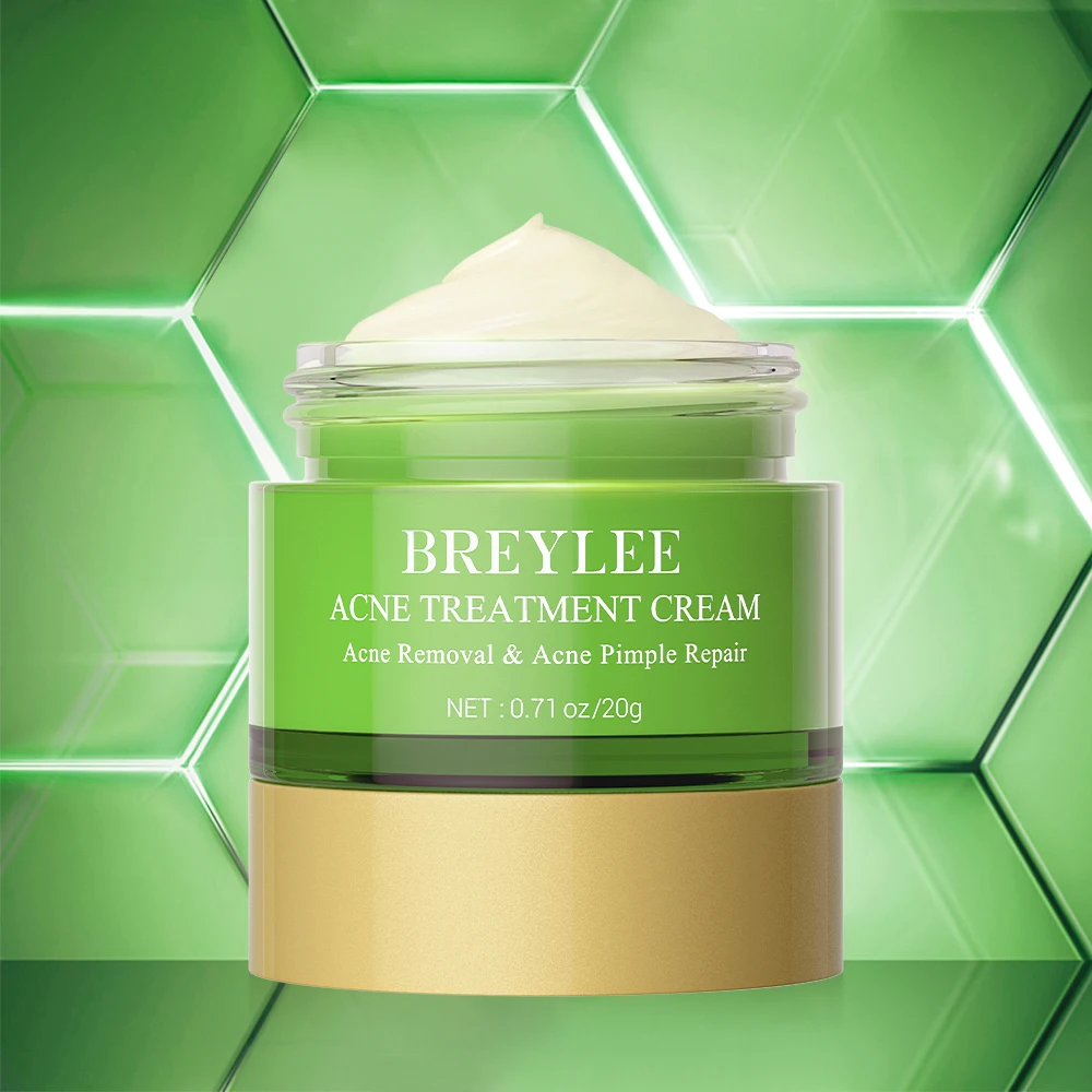 BREYLEE プライベートラベル ティーツリーオイル ニキビ跡除去用顔クリーム