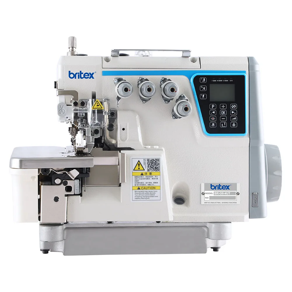 Hot Selling Britex Br-G9-4ut Full Automatic 4 Thread Overlock Machine  Sewing Equipment for Clothes