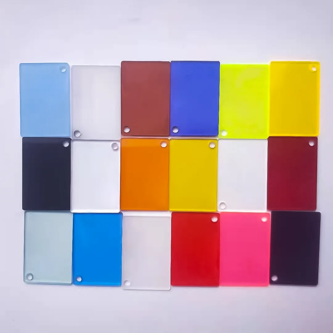Customized Size Shape Pmma Plastic Glossy Colorful Laser Acrylic Sheets Acrylic Dry Erase Board