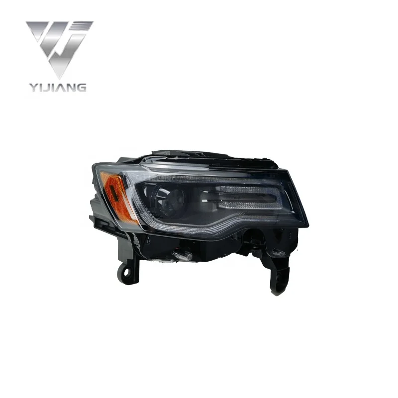 YIJIANG OEM suitable for JEEP Grand Cherokee Black US headlight car auto lighting systems Headlamps Remanufactured headlight