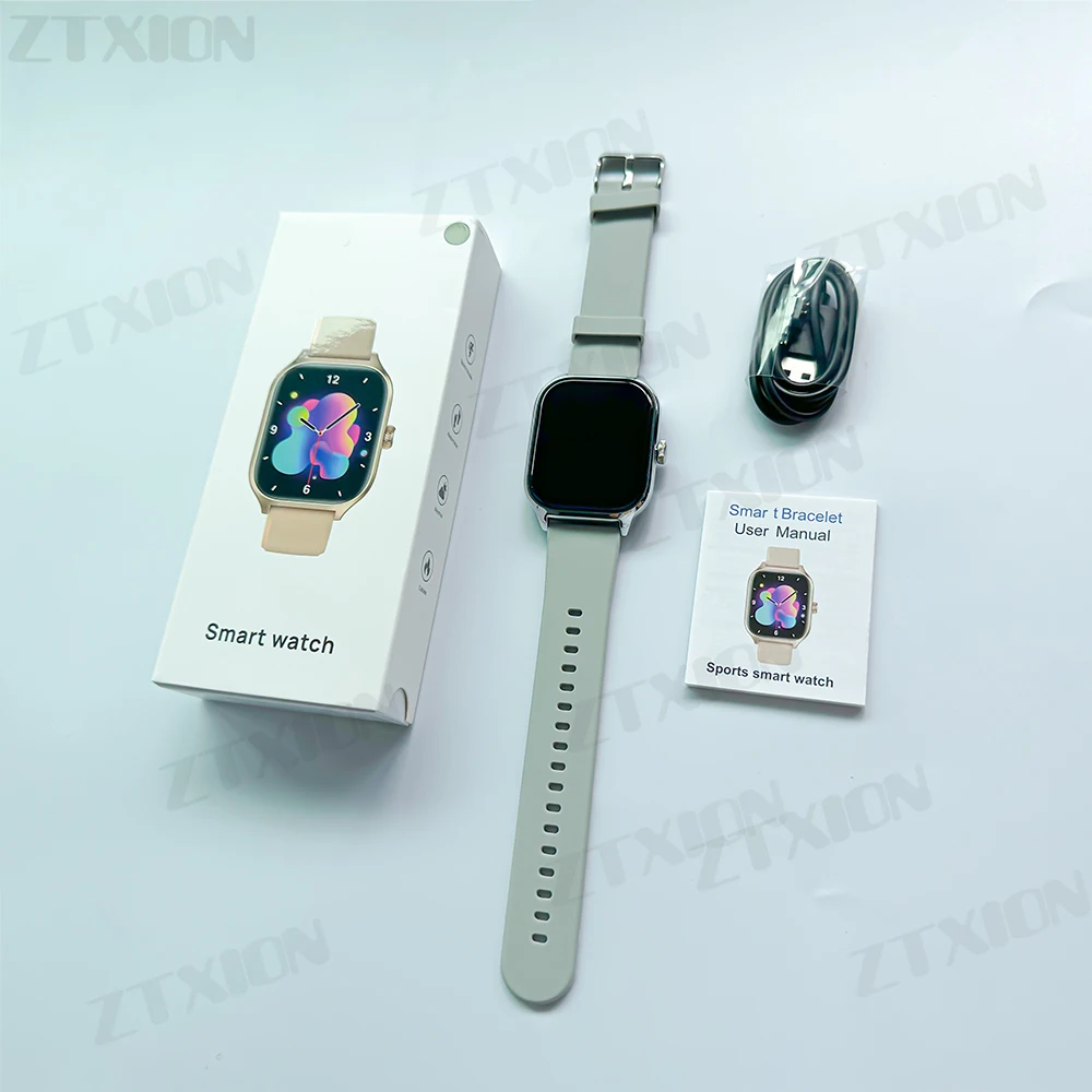 2024 New Rectangular Smartwatch Watch 4 Touch Screen Call APP Information Reminder Multiple Sports Modes Smart Watch