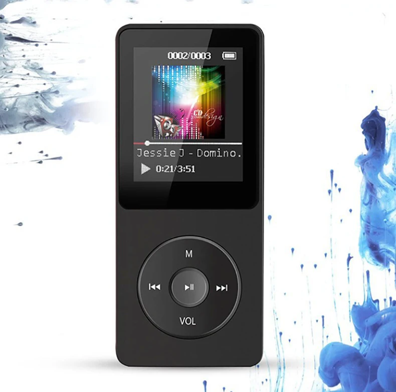 High Quality Portable BT MP3 MP4 Push Button Student Listening Music Player E-book Playback white speakers