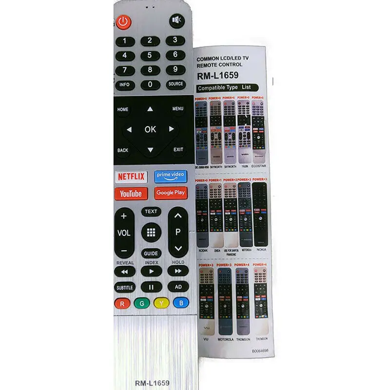New RM-L1659 Universal Remote Control for Skyworth Coocaa Panasoni Thomson TV 539C-268908-W000