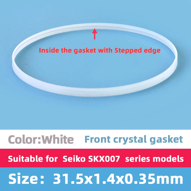 High Quality Black Round Plastic Watch Glass Gasket for Seiko