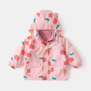 Customized [One Clothes Three Wearing] Doodle Family Unisex Two-Piece Filled Breathable Winter Children's Clothes for Kids