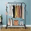 Double coat rack - Black - 105cm