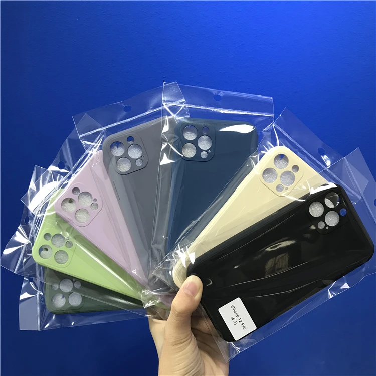 New Designer Phone Case Luxury Original Square Liquid Silicone Soft