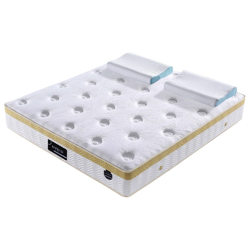 Bedroom furniture wholesale pocket spring foam bed mattress for Dreams Sleep Rest Roll Pack in a box Latex