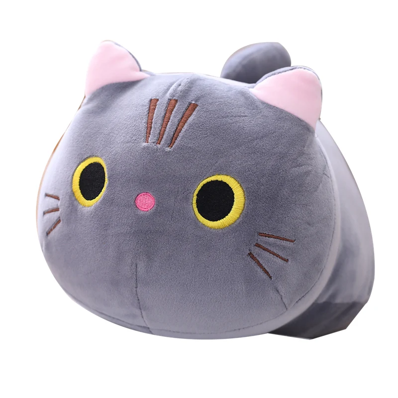 squishy cat plush pillow