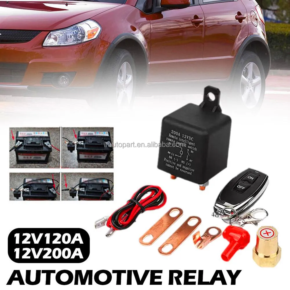 Lr Auto 12v Automotive Relay 24v200a Remote Dual Wireless Remote