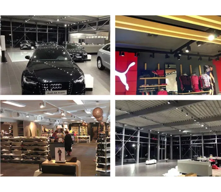 led track light clothing store spotlight led track light highlight 30W spotlight cob shop track spotlight