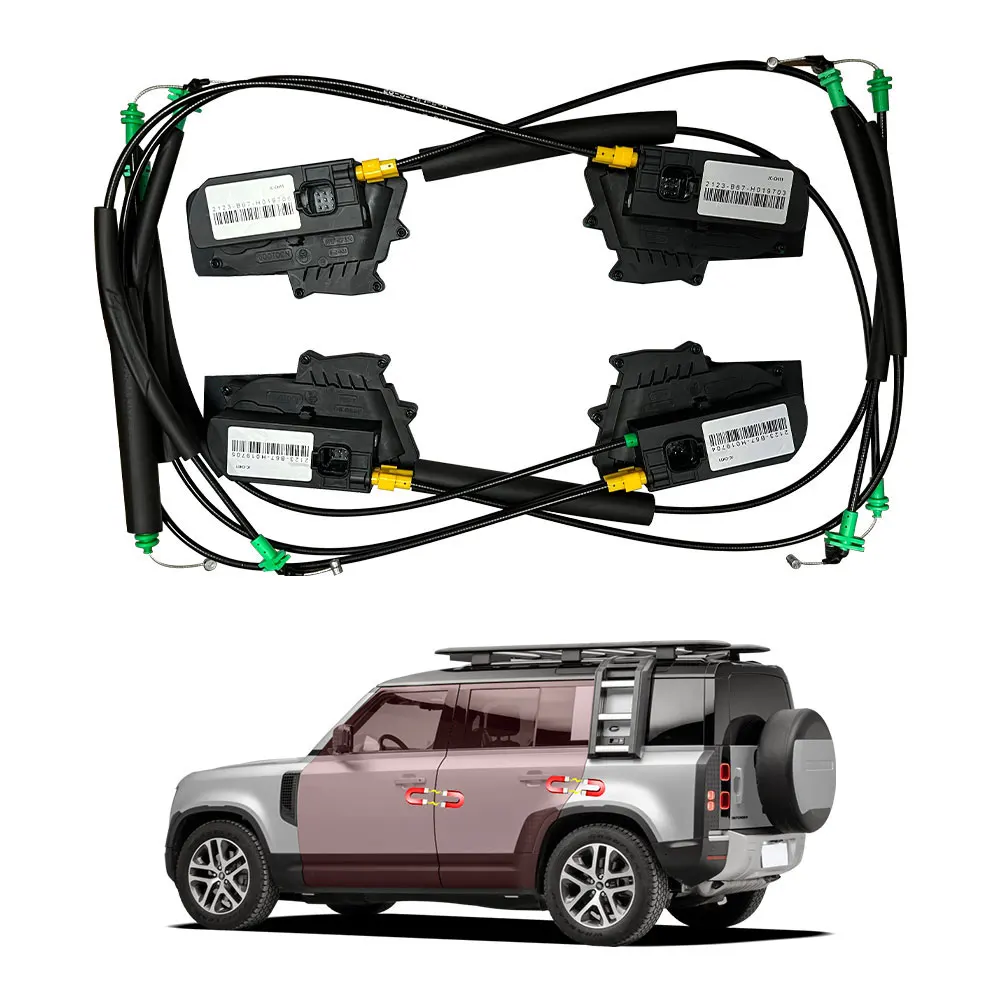 Electric Suction SOFT CLOSING VACUUM DOOR LOCK Anti-pinch Car Door Soft Closer for Defender 2020+