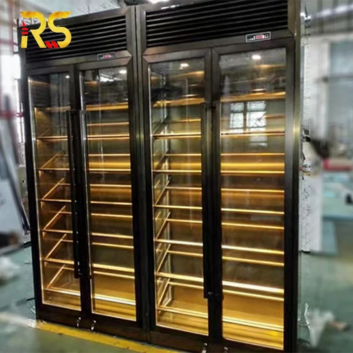
 restaurant stainless steel red wine rack luxury bar wine storage display cabinet  