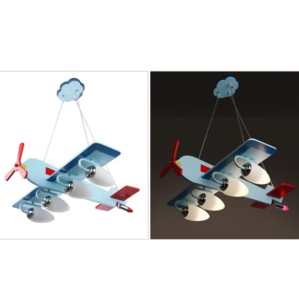 Детские подвесные светильники потолочные для детей летательных аппаратов девочек мальчиков светодиодные