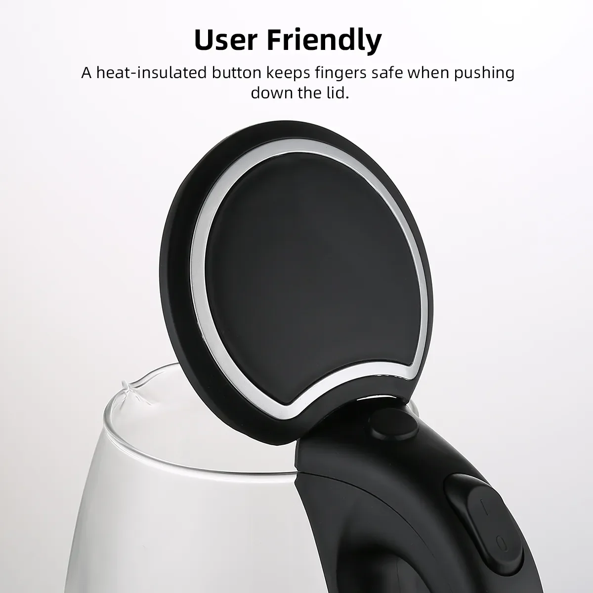 Kinglong Premium Quality Hotel Glass Electric Kettle Set Original Water