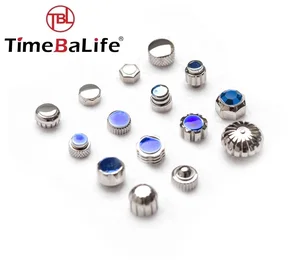 Customized Mechanical Watch Accessories Crown Head with Teeth Screw Handle Crown Watch Crown Watch Head