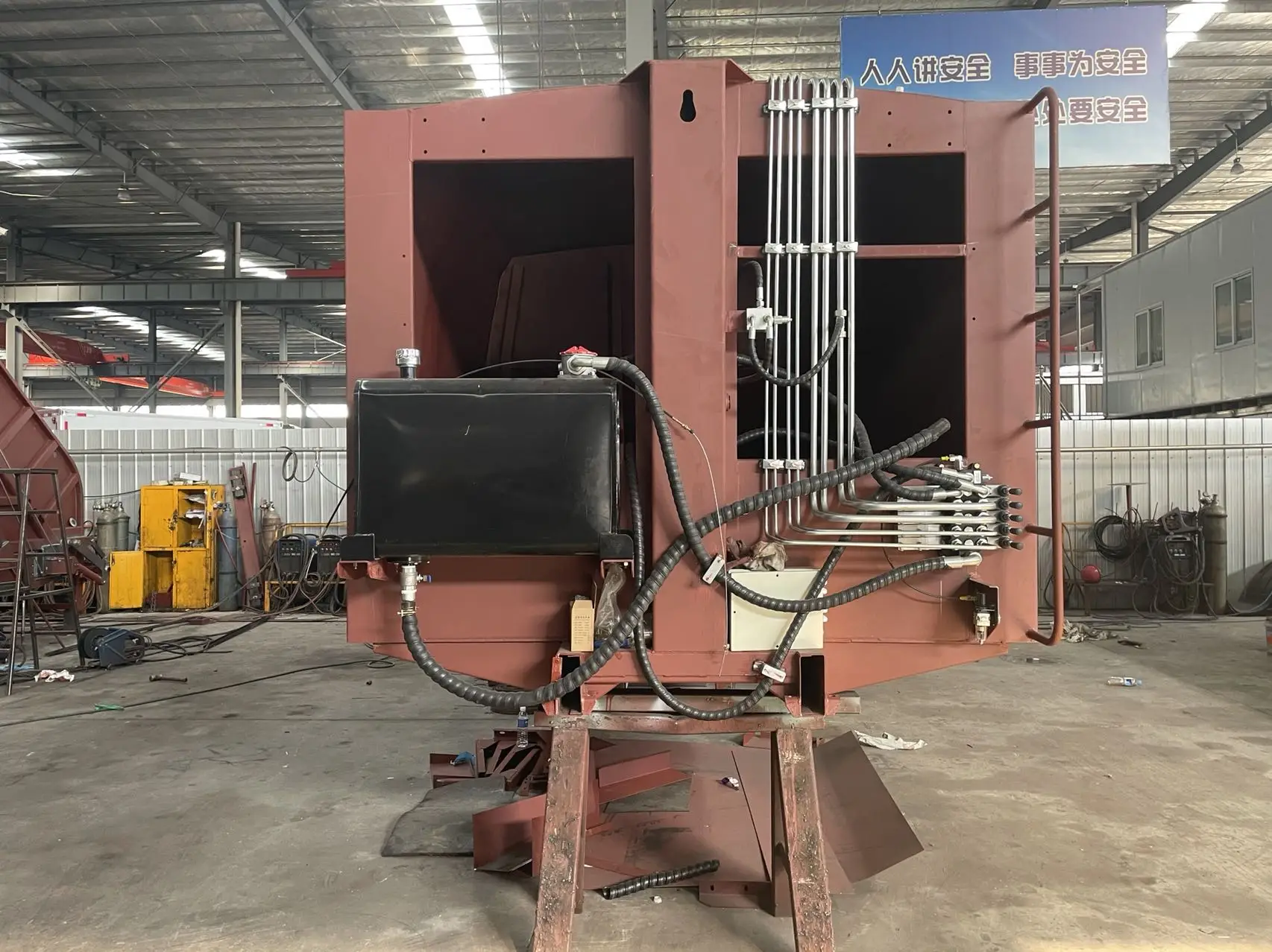 Верхняя часть грузовика для уплотнения мусора 4-25 куб. М