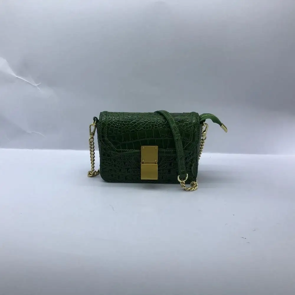 croc leather tote