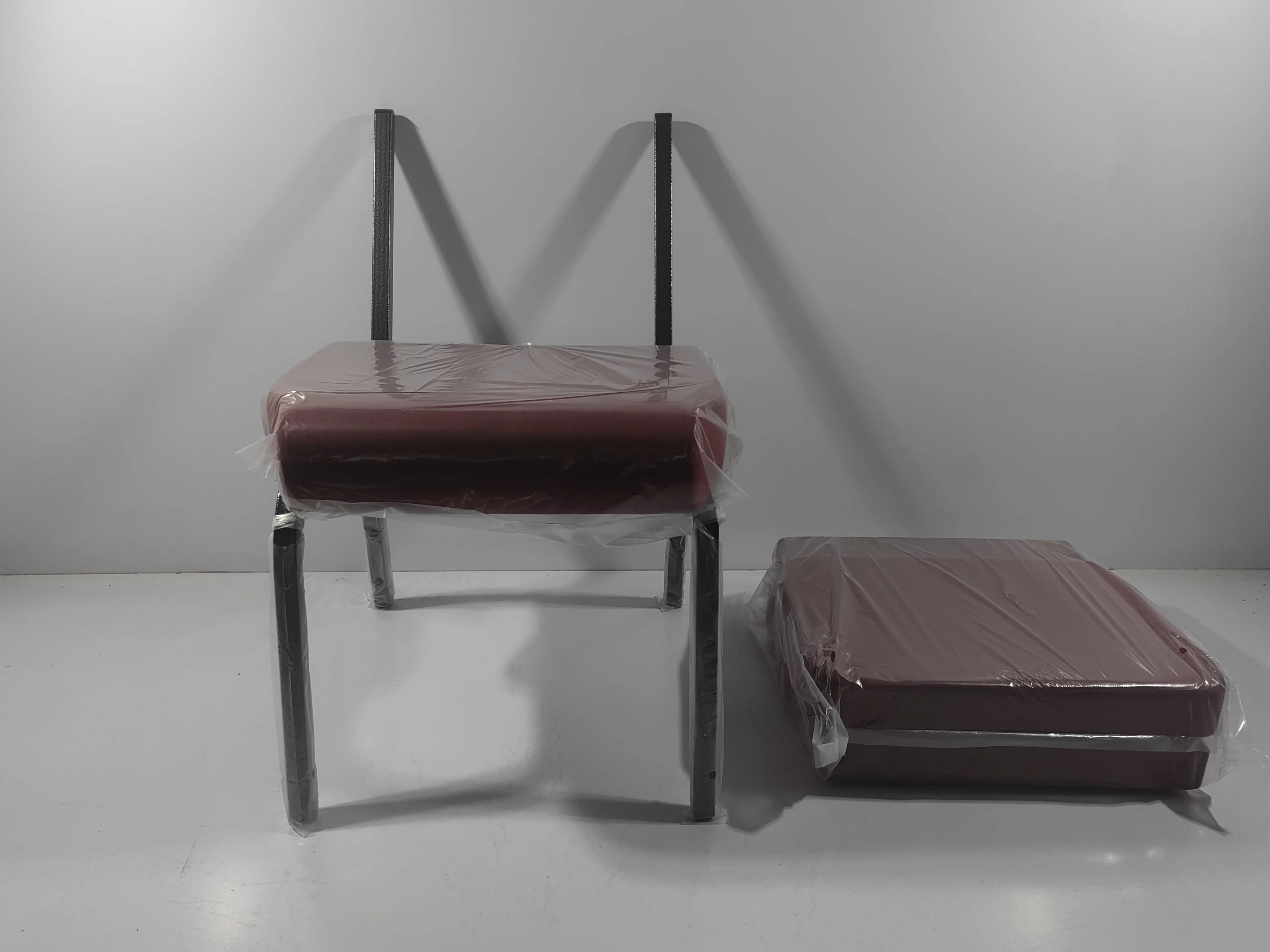 Wholesale Padded Stackable Metal Theater Chair Conference Stackable