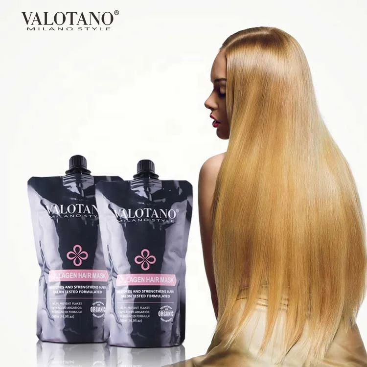 
Valotano волосы на кератиновой пластине верхней части PE бутылка для ухода за волосами, Кератиновый крем коллагеновая маска для волос 