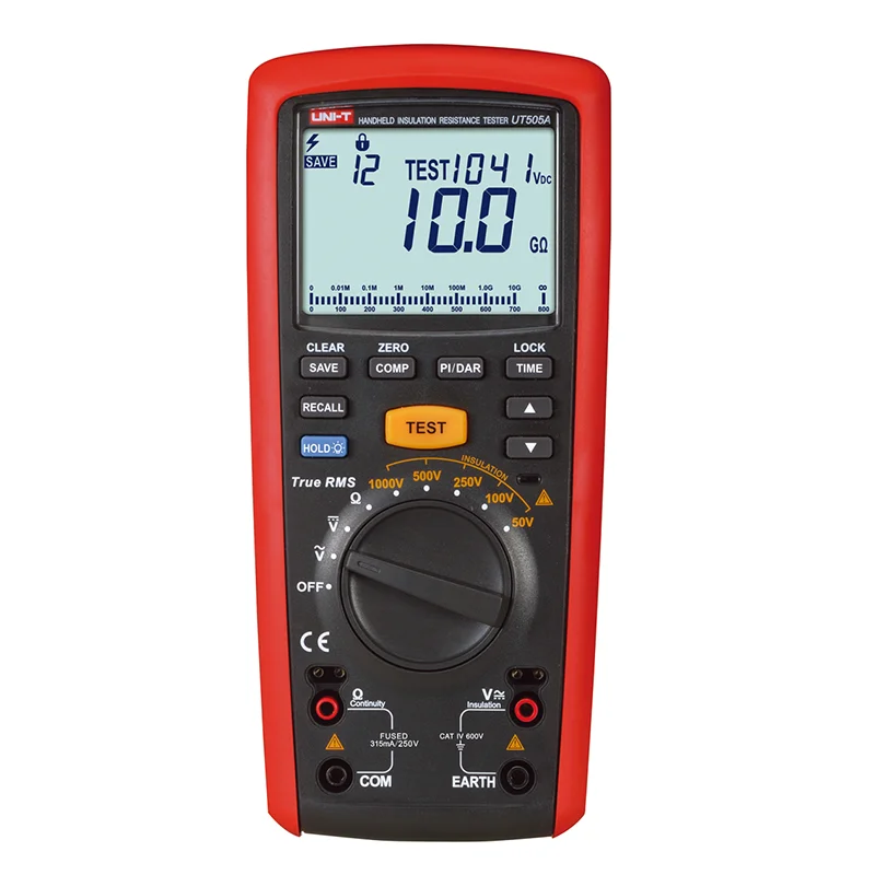 Unit Ut505a Handheld True Rms Insulation Resistance Testers Combine