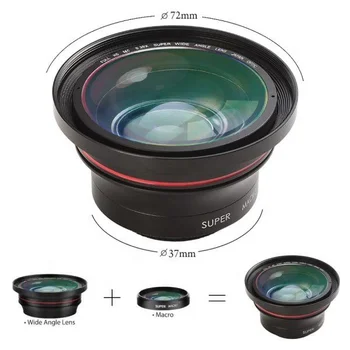 0.39X Super Wide Angle Lens for Video Camera Camcorder