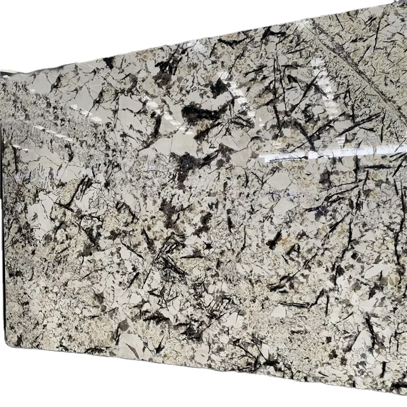 Import Stone Snow Mountain Silver Fox Granite Slabs Flooring Walling Tiles
