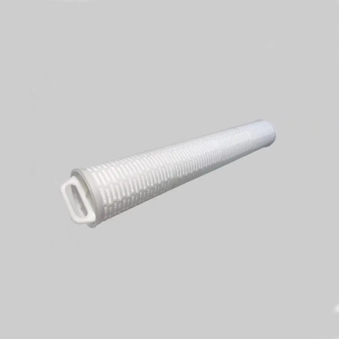 0.2 Micron Pleated Polypropylene Filter Cartridges - 20 Inch Long Double Open End