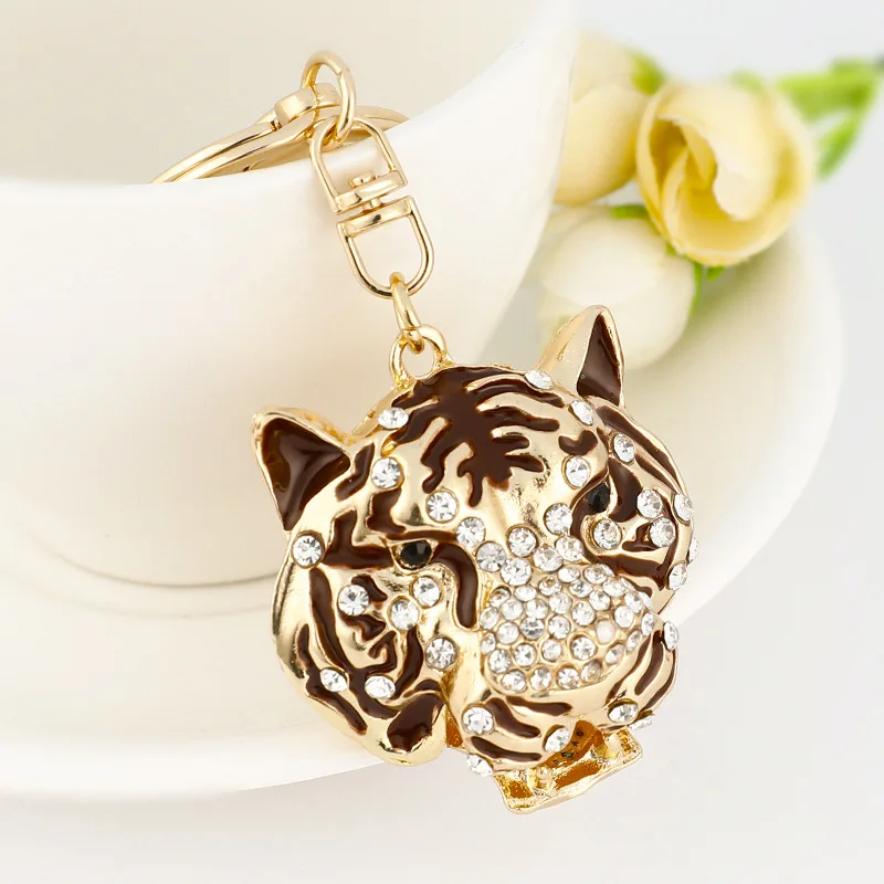 Tiger Keychain Tiger Key Ring Tiger Key Chain Tiger Head