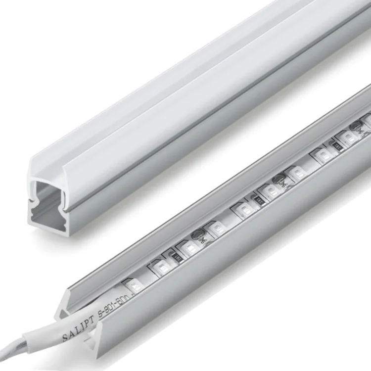 Nisko Customized Glass Shelf Aluminum Profile DC 12V Clamp Glass Linear Light Use for Led Strip Light