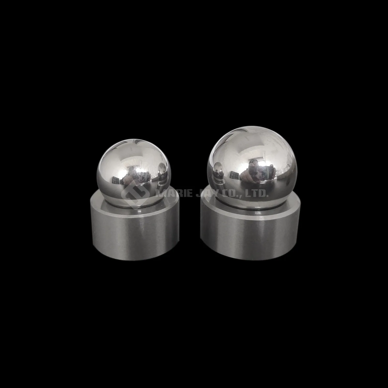 MJM High Hardness YN8 Tungsten Carbide Nickel Binder Ball Seat ABMA Standard High Wear Resistance Polishing for Cemented Carbide