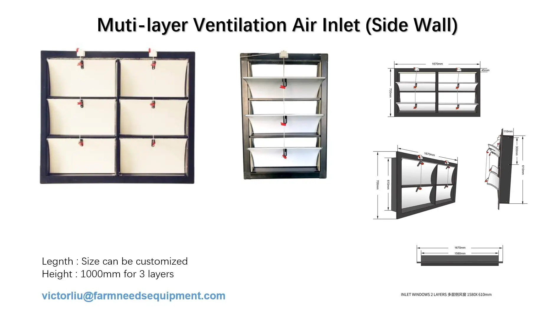 PU Air Inlets Tunnel air Inlets Three Layers Polyurethane Valve Inlets ...