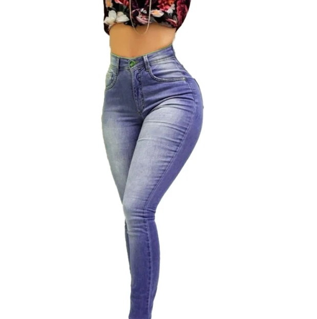 Custom Jeans 2024 Manufacturer Provides Highwaist Women's Denim Pencil Pants Women's Jeans Skinny details