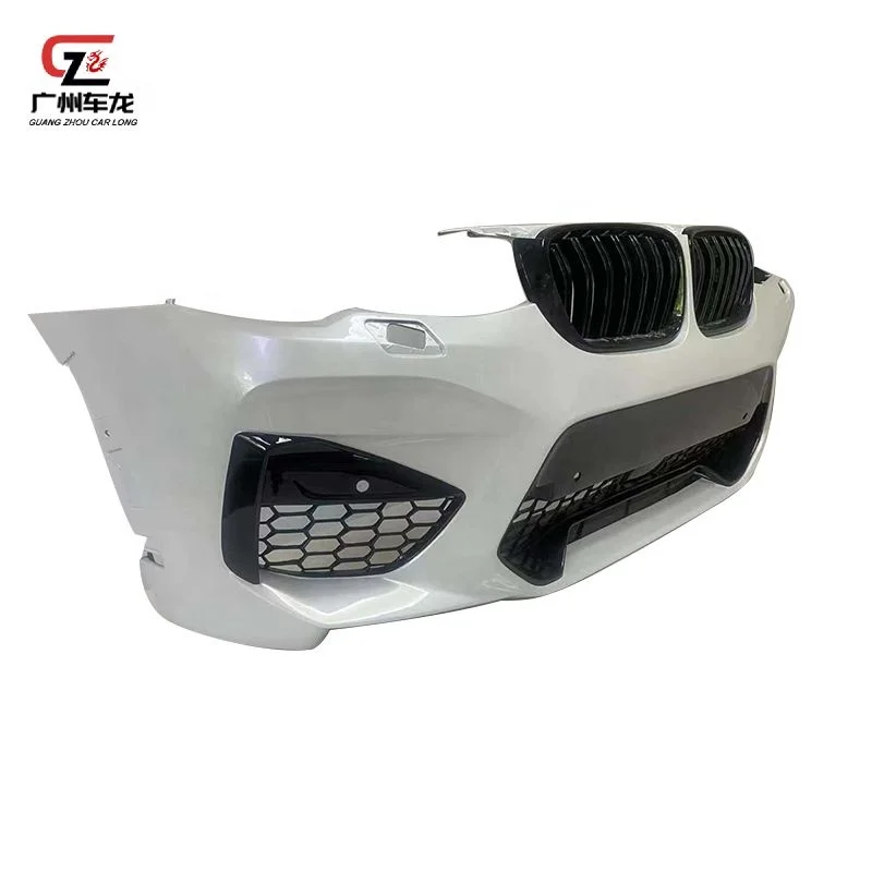Double noir brillant M - Grille de rein de pare-chocs avant pour BMW, E46, Facelift Sedan, 320i